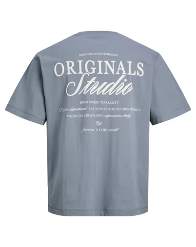 Jack & Jones Junior - JORNorrebro Typo T-shirt . Tradewinds 